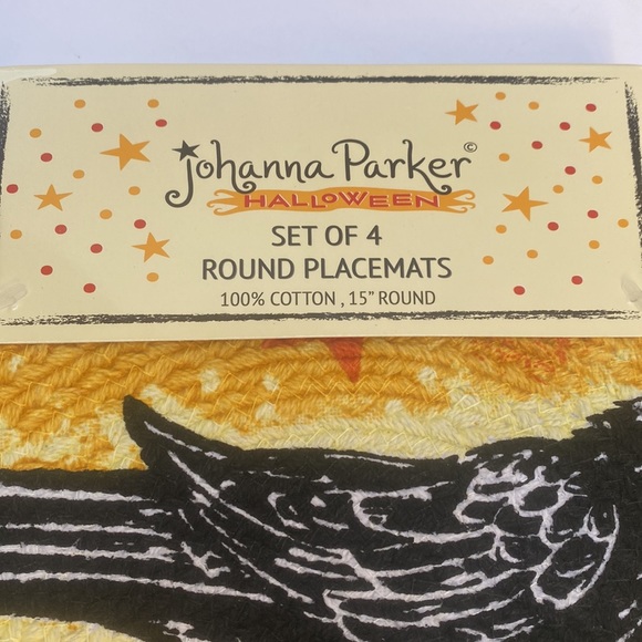 Johanna Parker | Halloween Placemat & Napkin Bundle 8 piece place setting - Picture 3 of 9